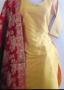 Elegant Yellow Patiala Suit Set