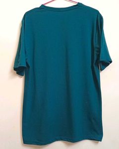 Teal Blue Basic T-Shirt