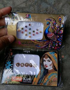 Fancy Stone Bindi Set | Multi Color Designer Bind