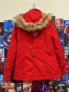 Stylish Red Clovis Jacket