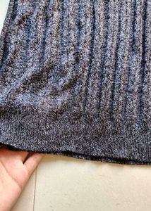 Cozy Gray V-Neck Sweater