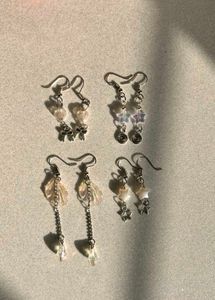 Minimal Fairycore Earrings Set