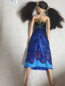 Asian Fashion Doll with Blue Gown
