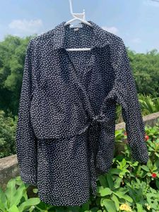 Chic Polka Dot Top