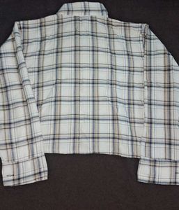 Classic Plaid Cropped Shirt