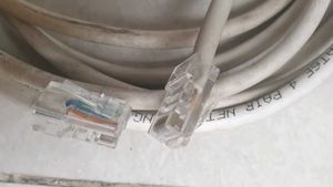White Network Ethernet Cable