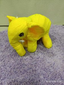Cute Yellow Elephant Plushie