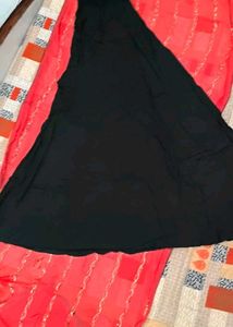 kurtis  frill plazo with contrast du