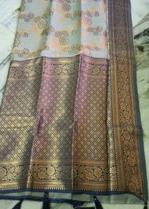 Elegant Floral Silk Saree