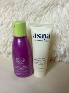 Asaya Face Cleanser &amp; Hula Hoops Body Wash