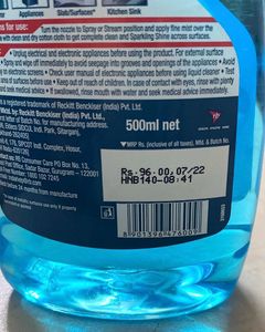 Colin 500 ml, Glass and Surface Cleaner Liquid Spr