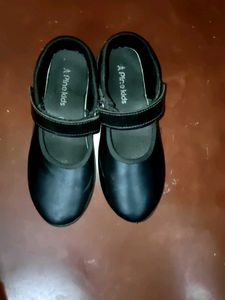 Girls Black School Shoes