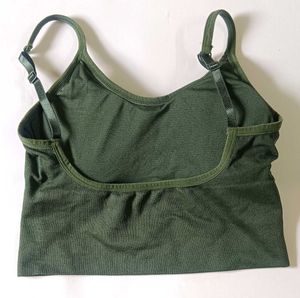 Comfortable Ribbed Sports Bra