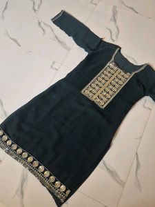 Elegant Dark Green Kurti