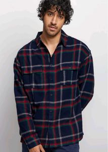 The Souled Store Men's Flannel  Relaxed fit Plaid