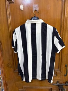 SF Jeans Pantaloons Men's Striped Polo T-Shirt