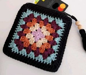 crochet pouch 🧶👛 available+ free gift available