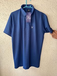 Allen Solly Blue Polo T-Shirt newwdtag
