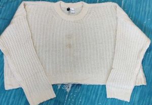 Cream Knit Sweater