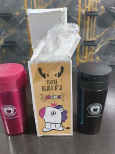 Cute Travel Tumbler Set