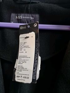 M&amp;S Relaxed Single Breasted Coat