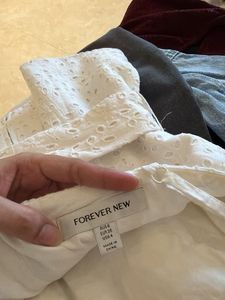 Chic White Broderie Anglaise Top