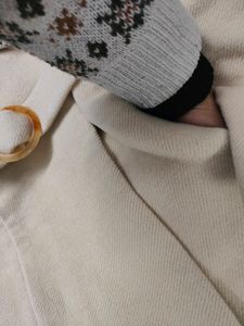 Madame Off White Overcoat
