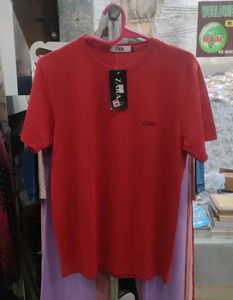 Red ZARA T-Shirt