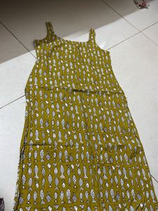Cute Fish Print Midi Dress