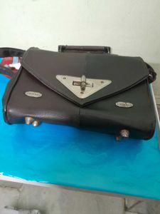 Pure Leather handbag cum Shoulder bag