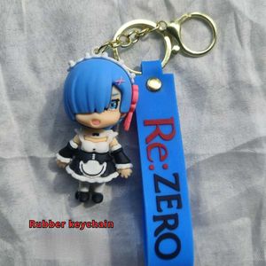 Re:Zero Rem Rubber Keychain