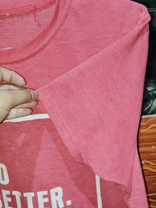 Pink "Do Better." Graphic T-Shirt