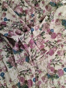 Cotton Floral Shirt Never Used