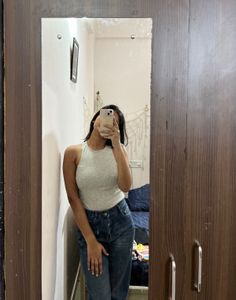 Casual Sleeveless Ribbed Bodysuit