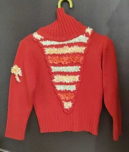 Red Turtleneck Sweater