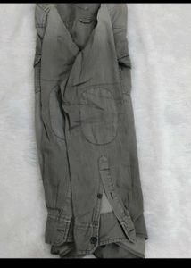 Lee Cooper Men's Grey Cargo Shirt