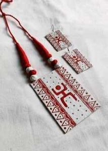 Handcrafted Terracotta Necklace &amp; Earring Set