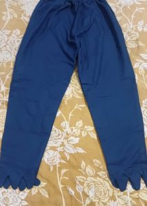 Blue Pearl Embellished Co-ord Set With Des