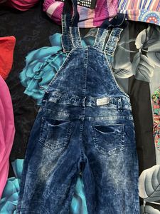 Denim dungree