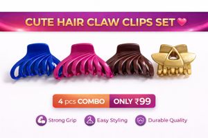 Hair Claw Clips | Set of 4 🔥