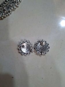 Oxidized Necklace Set with Earrings &amp; Ring(