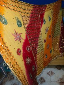 beautiful Georgette lehenga choli dupatta set