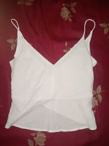 🤍🪩 Y2K White ZARA Camisole Top 🪩🤍