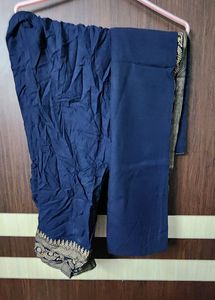 Salwar Suit Navy Blue 4xl Size