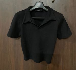 Black Polo T-Shirt