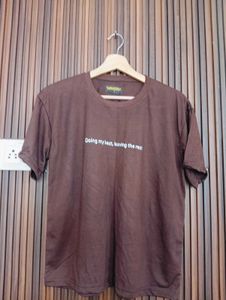 Brown Graphic T-Shirt