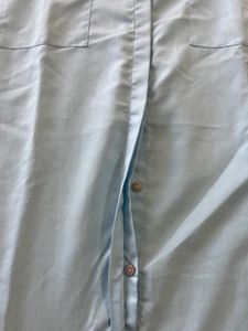 Light Blue Sleeveless Blouse