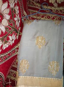 New Beautiful Saree With Stone Work 🤍🤍