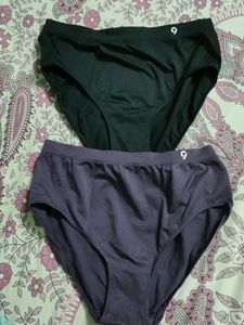 Full Coverage High Waste Panties Combo Of 2