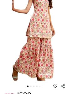 Pari A1 Women's Rayon Hand Block Printed Sleevless